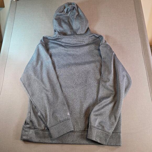 Champion Oregon Ducks Hoodie Gray Pullover Sweatshirt Men’s Size L - Picture 3 of 13